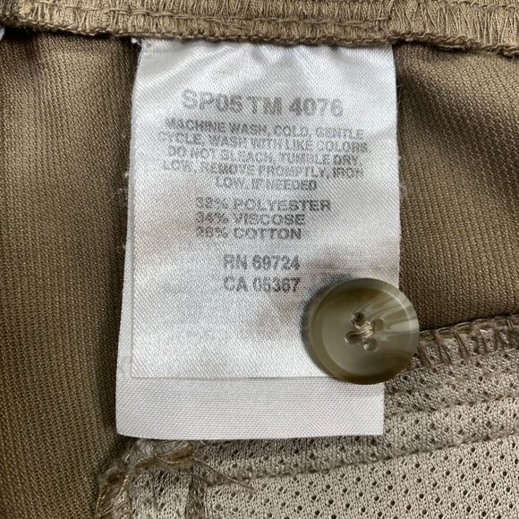 Columbia GRT Mens Khaki Cargo Shorts Size Small Outdoor Wear Polyester/Cotton - Picture 6 of 16